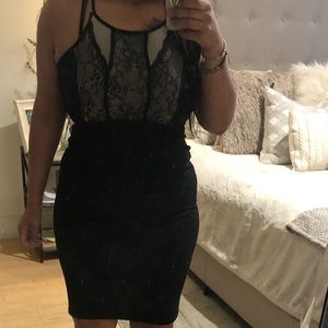 Black Dress with Lace